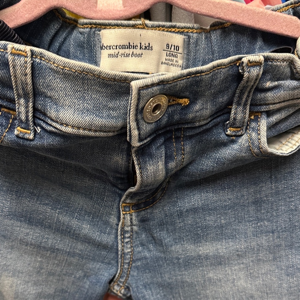 Abercrombie Kids Light Blue Boot Cut Jeans